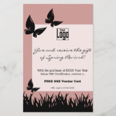 Stylist Spring Revival Cadeaubon Promotie Flyer (Voorkant)