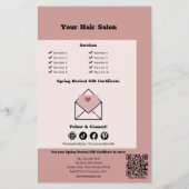 Stylist Spring Revival Cadeaubon Promotie Flyer (Achterkant)