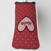 Stylist Sweet Heart Gepersonaliseerde geschenken s Golfheadcover (Draai 90)