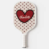 Stylist Sweet Heart Gepersonaliseerde geschenken s Pickleball Paddle (Achterkant)