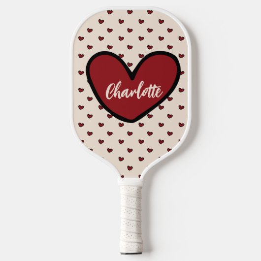 Stylist Sweet Heart Gepersonaliseerde geschenken s Pickleball Paddle (Voorkant)