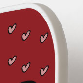 Stylist Sweet Heart Gepersonaliseerde geschenken s Pickleball Paddle (Links Detail)