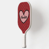 Stylist Sweet Heart Gepersonaliseerde geschenken s Pickleball Paddle (Links)