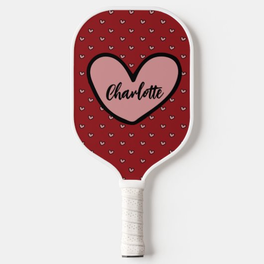 Stylist Sweet Heart Gepersonaliseerde geschenken s Pickleball Paddle (Voorkant)