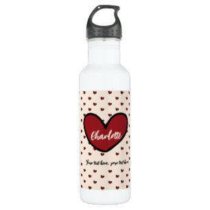 Stylist Sweet Heart Gepersonaliseerde geschenken s Waterfles
