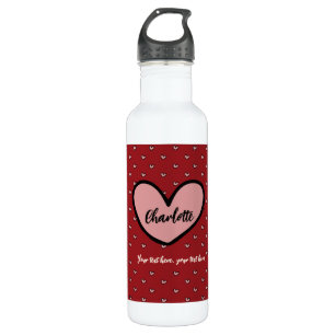 Stylist Sweet Heart Gepersonaliseerde geschenken s Waterfles