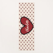 Stylist Sweet Heart Gepersonaliseerde geschenken s Yogamat (Voorkant)