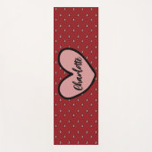 Stylist Sweet Heart Gepersonaliseerde geschenken s Yogamat (Voorkant)