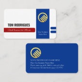 Stylist Template Office Manager Executive Visitekaartje (Voorkant / Achterkant)