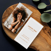 Stylist trendy Vertical Fotografie Casual Visitekaartje