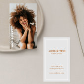 Stylist trendy Vertical Fotografie Casual Visitekaartje