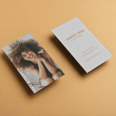 Stylist trendy Vertical Fotografie Casual Visitekaartje