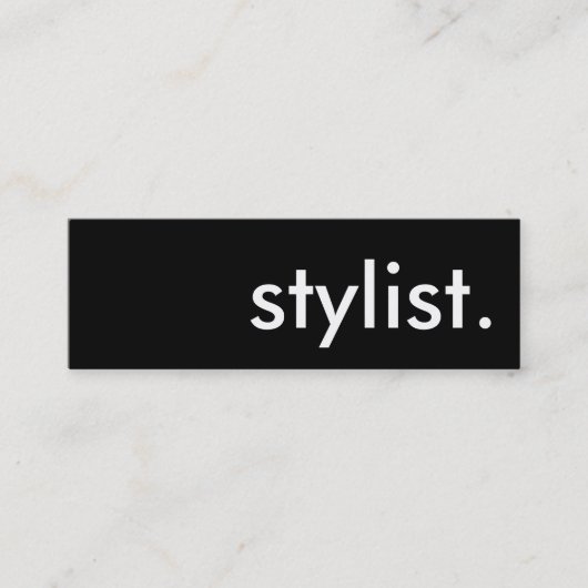 stylist. trouwerekaart klantenkaartje (Voorkant)