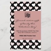 Stylist Valentijnsdag Cadeaubon Promotie Flyer (Voorkant)