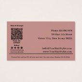 Stylist Valentijnsdag Gift $10 Gift Voucher Kaart (Achterkant)