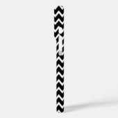 Stylist zwart-wit Chevron Case-Mate iPhone Case (Achterkant / Links)