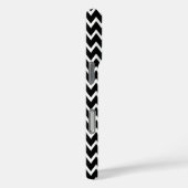 Stylist zwart-wit Chevron Case-Mate iPhone Case (Achterkant / Rechts)
