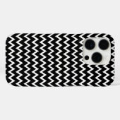 Stylist zwart-wit Chevron Case-Mate iPhone Case (Achterkant (horizontaal))