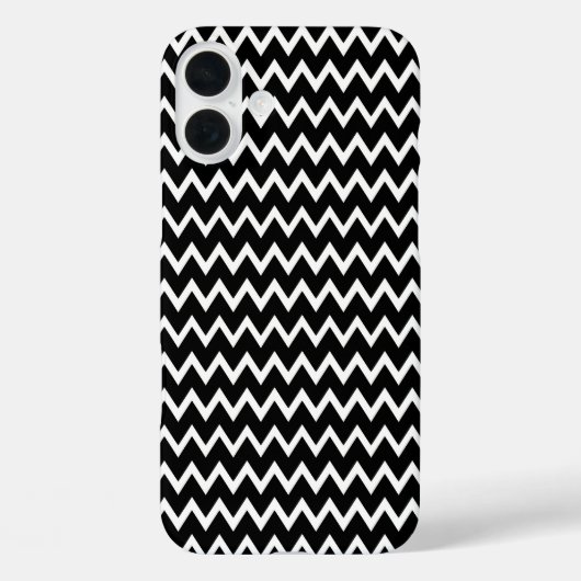 Stylist zwart-wit Chevron Case-Mate iPhone Case (Achterkant)