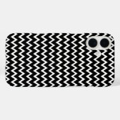 Stylist zwart-wit Chevron Case-Mate iPhone Case (Achterkant (horizontaal))