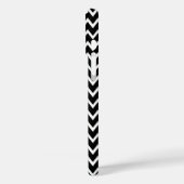 Stylist zwart-wit Chevron Case-Mate iPhone Case (Achterkant / Links)
