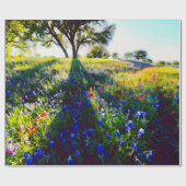 Stylistic Bluebonnet Cadeaupapier (Vlak)