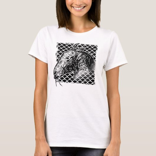 Stylistic Patterned Hordenkop T-shirt (Voorkant)