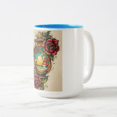 "Stylist's Choice Tweekleurige Koffiemok (Voorkant rechts)