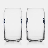 Stylized Blue Eagle "Freedom Within" Blikvorm Glas (Rechts)