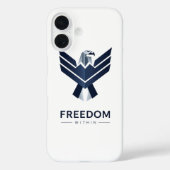 Stylized Blue Eagle "Freedom Within" Case-Mate iPhone Case (Achterkant)