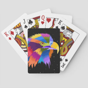 Stylized Eagle Pop Pokerkaarten