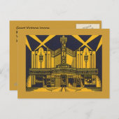 STYLIZED EL MIRO THEATER SANTA MONICA CA Briefkaar Briefkaart (Voorkant / Achterkant)