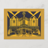 STYLIZED EL MIRO THEATER SANTA MONICA CA Briefkaar Briefkaart (Voorkant)