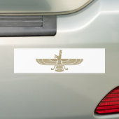 Stylized Faravahar Bumpersticker (Op auto)