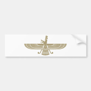 Stylized Faravahar Bumpersticker