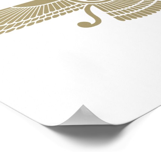 Stylized Faravahar Poster (Hoek)