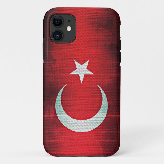 Stylized Flag of Turkey Case-Mate iPhone Case (Achterkant)