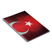 Stylized Flag of Turkey Notitieboek (Rechterzijde)