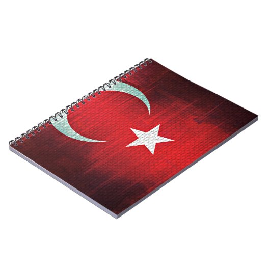 Stylized Flag of Turkey Notitieboek (Linkerzijde)