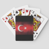 Stylized Flag of Turkey Speelkaarten (Achterkant)