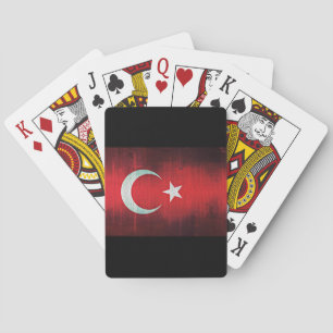 Stylized Flag of Turkey Speelkaarten