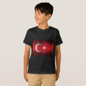 Stylized Flag of Turkey T-shirt (Voorkant volledig)