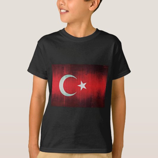 Stylized Flag of Turkey T-shirt (Voorkant)