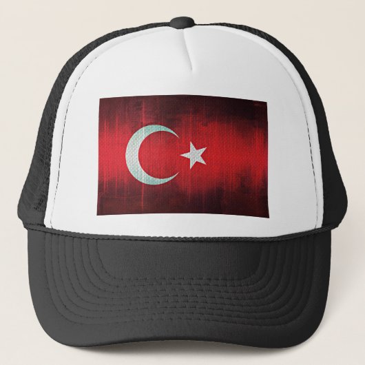 Stylized Flag of Turkey Trucker Pet (Voorkant)