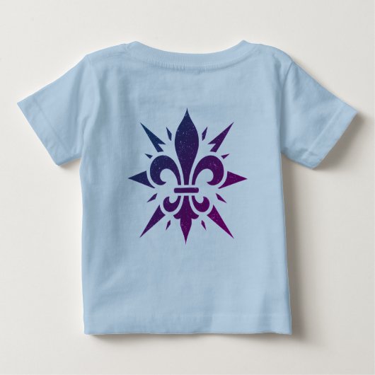 "Stylized Fleur-de-lis"  (Achterkant)