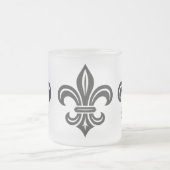 "Stylized Fleur-de-lis" Mug Matglas Koffiemok (Center)