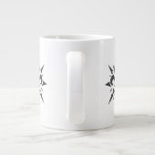 "Stylized Fleur-de-lis" Specialty Mug Grote Koffiekop (Achterkant)