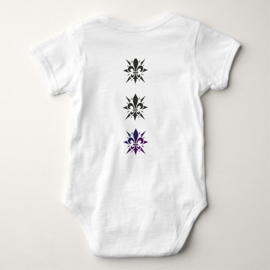 "Stylized Fleur-de-lis" T-Shirt (Achterkant)