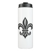 "Stylized Fleur-de-lis" Thermal Tumbler Thermosbeker (Voorkant)