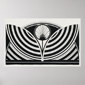 Stylized Floral Pattern Poster (Voorkant)